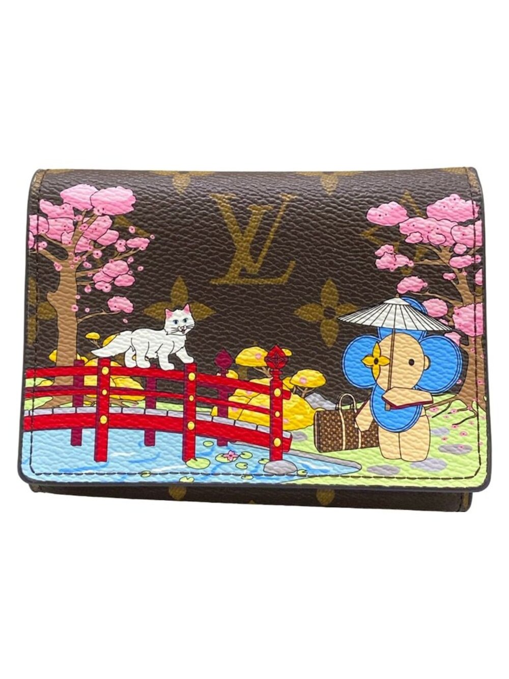 Louis Vuitton Trifold Wallet Vivienne Portefeuille Sarah Monogram Multi